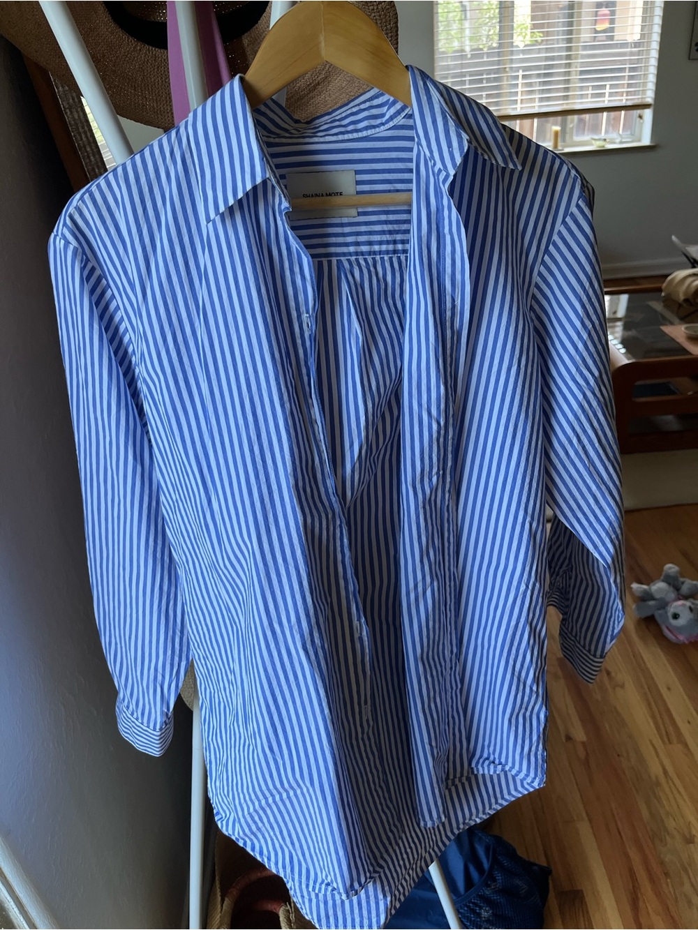 Shaina Mote Striped Classic Button Down Shirt - Picture 3 of 5